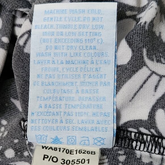 Women's Black and White Sleeveless Blouse, Cowl Neck, Size 2x, Penmans - Picture 6 of 6